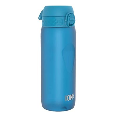 ION8 Borraccia a Prova di Perdite, 750ml, Sportiva, Facile da Aprire, Serratura Sicura, Maniglia per il Trasporto, Lavabile in Lavastoviglie, Senza BPA, Agarre Contorneado, Blu
