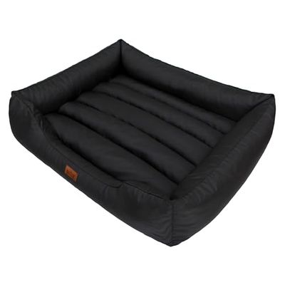 Hobbydog - Cama para Perro, Negro, 3XL (140x115x25 cm)