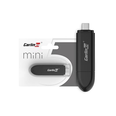 Carlinkit Draadloze CarPlay Adapter Mini SE voor auto's met ingebouwde Car Play, OTA-ondersteuning, (modeljaren: 2016 tot 2025), ondersteuning voor mobiele telefoons IOS10+