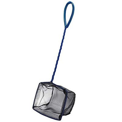 Hobby 60721 Catch it maat "M" - hoogwaardig visnet voor aquaria, schepnet van scheurbestendig zwart nylon, M, 46 g