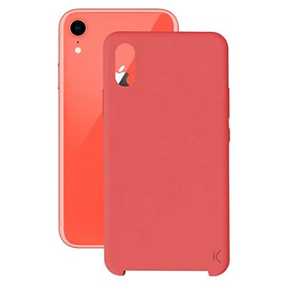 KSIX smart your tech iPhone XR Case, Semi-Rigid, Red