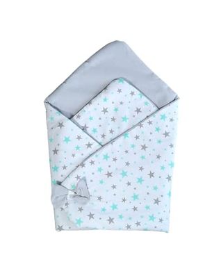 Tipoo babysovsäck bomull 80 x 80 cm swaddling filt dubbelsidig mjuk året runt multifunktionell