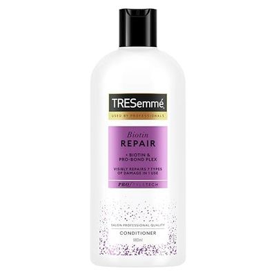 TRESemme Biotin Repair Conditioner visibly repairs 7 types of damage in 1 use for dry, damaged hair 680 ml
