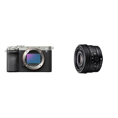 Sony α7CII | Fotocamera Mirrorless Full-Frame Argento + SEL-50F25G - Obiettivo Full-Frame Focale Fissa 50mm F2.5