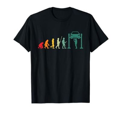 Mecánico de Automóviles Coches Retro Regalo Hombres Camiseta