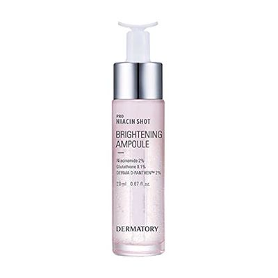 Dermatory Pro Niacin Shot Brightening Ampoule - Improved Skin Tone Serum For Sensitive Skin - 20ml