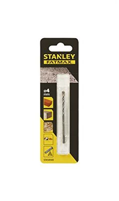 STANLEY STA58500-QZ Brocas para piedra con vástago de 3 caras 4x75mm