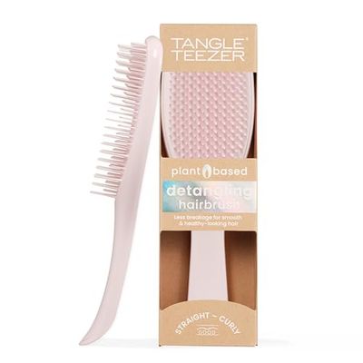 Tangle Teezer a Base Vegetale Ultimate Detangler - Base Vegetale Eco Sostenibile - Spazzola Anti Rottura e Sciogli Nodi Setole a doppio livello - Adatta a tutti i tipi di capelli - Rosa Marshmallow