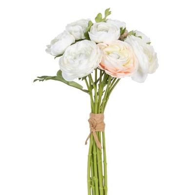 BigBuy Home Bouquet Vert Rose 20 x 20 x 35 cm Fleurs