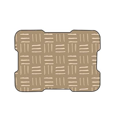 Bonamaison, Digitaal bedrukte muismat, antislip onderkant, voor kantoor en thuis, afmetingen: 22x18 cm
