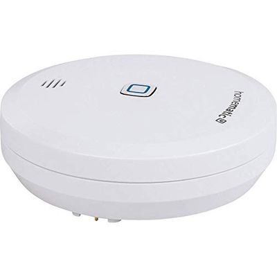 Homematic IP Smart Home 151694A0 - Sensor de água para alarme fiável através da sereia e notificação push na aplicação de Smartphone em caso de humidade e água