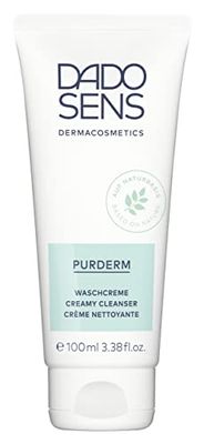 DADO SENS PURDERM Crema per il lavaggio da 100 ml – pulizia delicata profonda della pelle impura di tutte le età – accompagnata anche da terapia per acne e acne tardiva – Adatto per pelli sensibili,