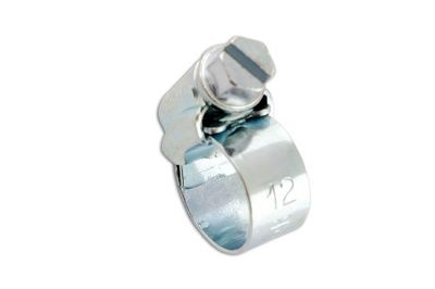 Connect 30764 - Confezione da 10 Fascette stringitubo da 70 a 90 mm, in Acciaio Dolce