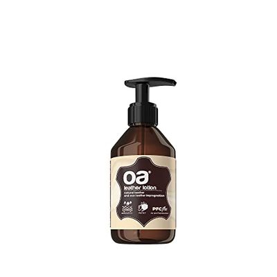 OA Lait de Soin pour Cuir LEATHER LOTION (250 ml) I Produit pour l'imprégnation et l'entretien des articles en cuir I La lotion assouplit, donne un léger brillant, protège et nourrit