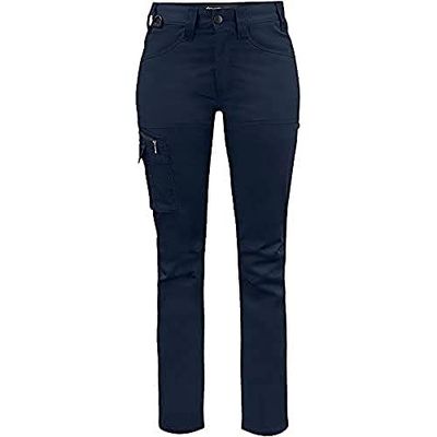 Texstar WP37 Pantalon stretch fonctionnel pour femme Bleu marine Taille W28/L34