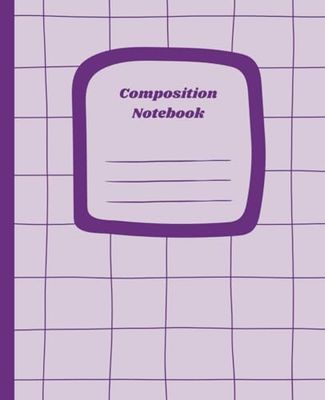 Purple notebook: 7.5x9.25, ruled, 100 pages, pastel purple aesthetic, for home, school, office, perfect gift, girls, teens