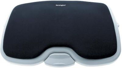 Kensington Repose-Pieds SoleMate Confort Ergonomique, Ajustable & à Mémoire de Forme - Pour une Meilleure Posture et le Soulagement de la Sciatique et de Problèmes Orthopédiques - Gris/Noir (56153)