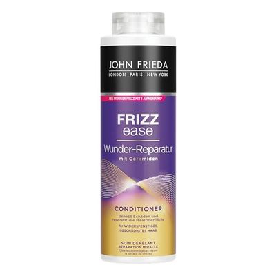 John Frieda Miracolo Riparazione Balsamo – Dimensione Vantaggi: 500 ml – Frizz Ease Series – Tipo di capelli: indisciplinato, danneggiato, strapazed – Dimensioni del gabinetto