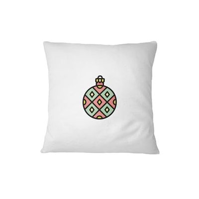 Bona Basics, Funda de cojín Decorativa, decoración del hogar, para sofá, cafetería, Tamaño: 60x60 cm, Color: Blanco