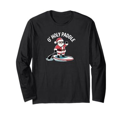 SUP O'Holy Paddle Babbo Natale Paddleboarding Maglia a Manica