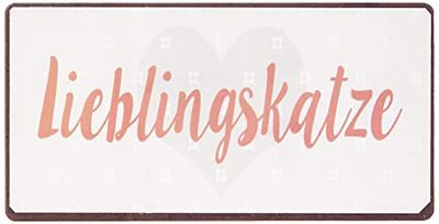 Decorative Fridge Magnet for Home Lieblingskatze 5cm x 10cm