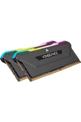 CORSAIR Vengeance RGB Pro SL 16GB (2x8GB) DDR4 3200 (PC4-25600) C16 Módulos de Memoria de Alto Rendimiento – Negro