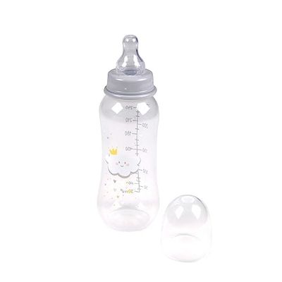 BABY DOUCEUR, babyfles, smalle hals en speen met variabele snelheid, siliconen, 250 ml, wolk, essen'hemel