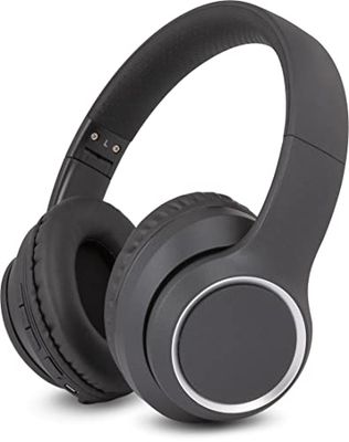 Sencor Cuffie Bluetooth senza Fili - 30 ore di autonomia con Microfono Integrato ottimizzato per Chiamate Telefoniche, Google Assistant e Alexa - Ultra Comfort - Nero 710BT