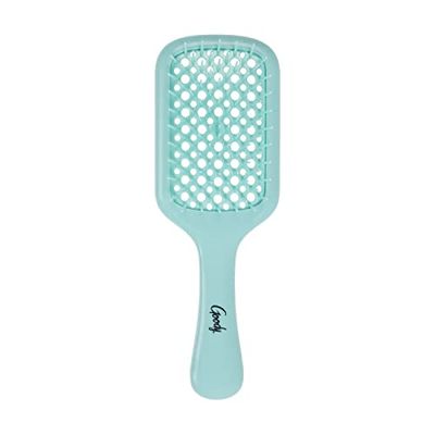 Planet Goody Vented Paddle Brush, Teal - Detangler Comb for Thick, Curly & Fine Hair - Pain-Free Hair Accessories for Women, Men, & Kids - Removes Knots & Tangles - Ocean Rescue Recycled Plastic