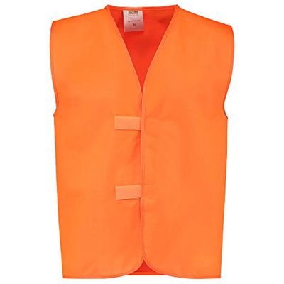 Tricorp 453012 Säkerhet utan reflexremsor varningsväst, 100% polyester, 120 g/m², fluororange, storlek XL-XXL
