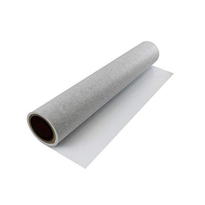 FerroFlex® Non-Woven Wallpaper & Gloss White Dry Wipe Surface Flexible Ferrous Sheet for Creating A Creative Whiteboard Surface - 600mm Wide - 1m Length