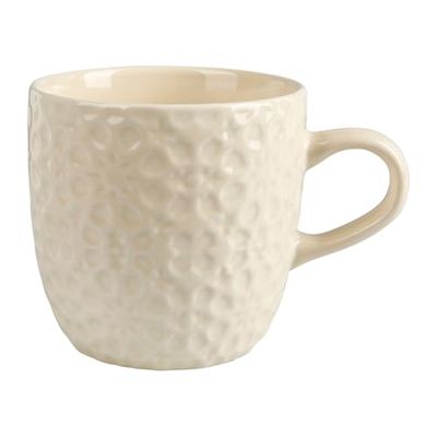 GENEVIEVE LETHU 537673 mugg 40 cl porslin nytt ben - Elegance Orient-kollektion - Ø 9 cm H 9 cm - beige färg
