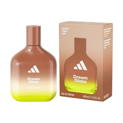 adidas Vibes Dream Glaze Eau de Parfum, Per tutti. Confortevole e Rilassante, Profumo a lunga durata, Note di Cioccolato Fondente e Pralina alla Nocciola 100 ml
