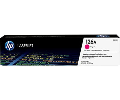 HP 126A CE313A, Cartuccia Toner Originale HP da 1000 Pagine, Compatibile con le Stampanti HP LaserJet Pro CP1025 e CP1025nw, Magenta