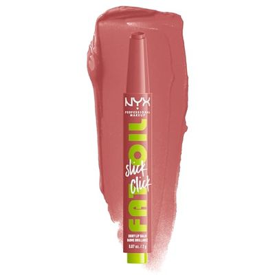NYX Professional Makeup Fat Oil Slick Click Lip Balm, Everyday Wear Non-Sticky Buildable Lip Oil, Caption This