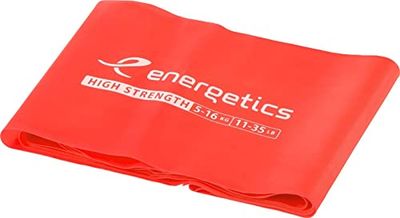 Energetics Physioband Fit 1.0 Banda de Fitness, Juventud Unisex, Red, Talla única
