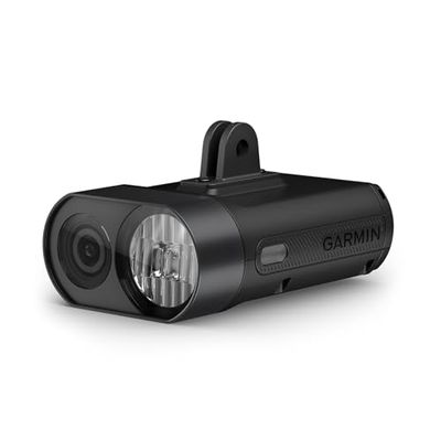 Garmin Varia Vue strålkastarkamera, 4K-videoinspelning, sparar automatiskt filmer, incidentdetektering, upp till 600 lumen, sidobelysning, automatisk ljusstyrka och avskuren stråle