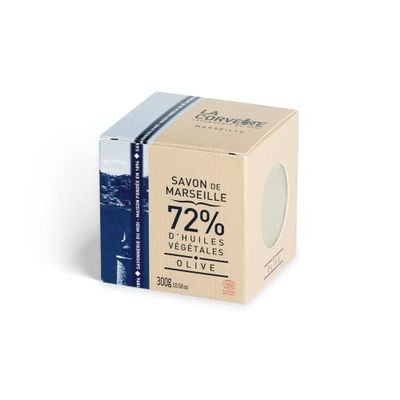 La Corvette, Cubo di Marsiglia Sapone Oliva 300g