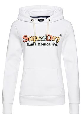 Superdry Vintage Rainbow Hood, Sudadera Mujer, Optic, 34