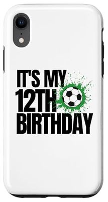 È il mio giocatore di calcio per il 12° compleanno del 12° compleanno Custodia per iPhone XR