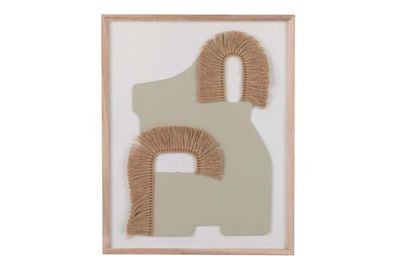 CUADRO MADERA FIBRA ETNICO 40x2x60 CM