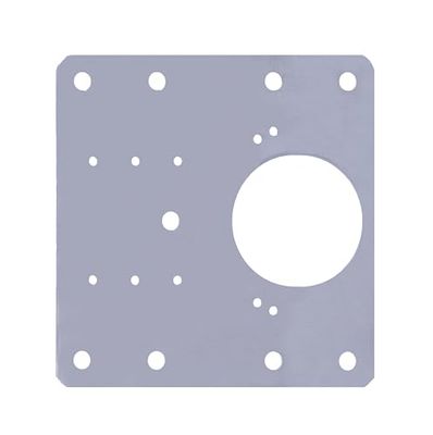 Amig - Pack de 5 Plaques de Réparation pour Charnières | 90 x 90 mm | Trou de 35 mm | Pour Fixation de Charnières à Boîtier | Multiples Trous pour la Plupart des Charnières | Acier Inoxydable Mat 