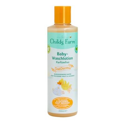 Childs Farm OatDerma Baby Wash Lotion 250 ml, parfymfri | mild rengöring, för känslig eller eksem. Även för nyfödda.