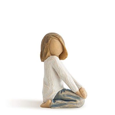 Willow Tree Figura de menina sentada, Home Deco, Enesco