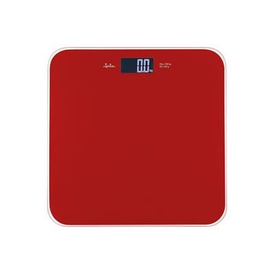 Jata Hogar HBAS1291 - Bascula de Baño Digital. Con Pantalla LCD. Hasta 180 kg. Compacta: 28 x 28 x 2 cm. Encendido y apagado automático. 4 sensores. Bascula baño alta precisión.