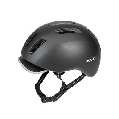 XLC Uniseks helm voor volwassenen 2500180032, mat zwart, 58-61 cm