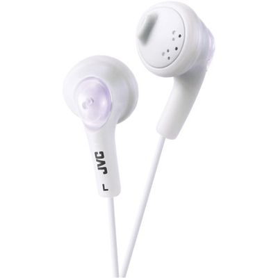 JVC Gumy Intra-aural dentro de ouvido branco, auriculares (Intra-aural, interior auditivo, com fios, 15 - 20000 Hz, 1 m, branco)
