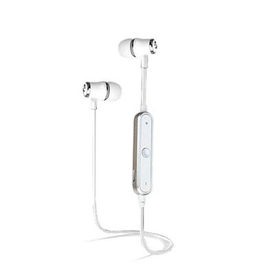 Shot Case Słuchawki Bluetooth, pierścień do OnePlus 7, bezprzewodowe, pilot zdalnego sterowania, zestaw głośnomówiący, słuchawki douszne (białe)