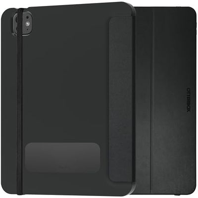 Cover OtterBox React Folio Case per iPad Pro 11" M4 (2024), antishock e cadute, ultra sottile, custodia Folio protettiva, testata a norme MIL-STD 810G, Nero, Senza Retail Package