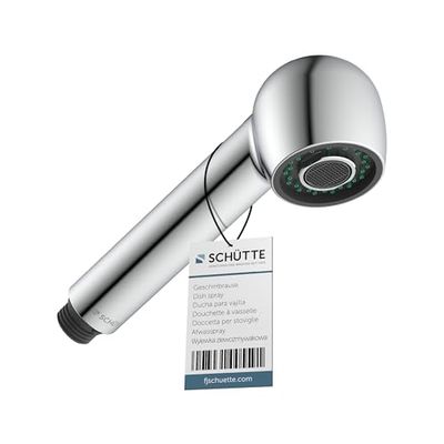 KIRCHHOFF 00559 - Soffione doccia di ricambio per rubinetti da cucina ad alta pressione universale G1/2, testa di ricambio per rubinetti estraibili, testina di ricambio cromata